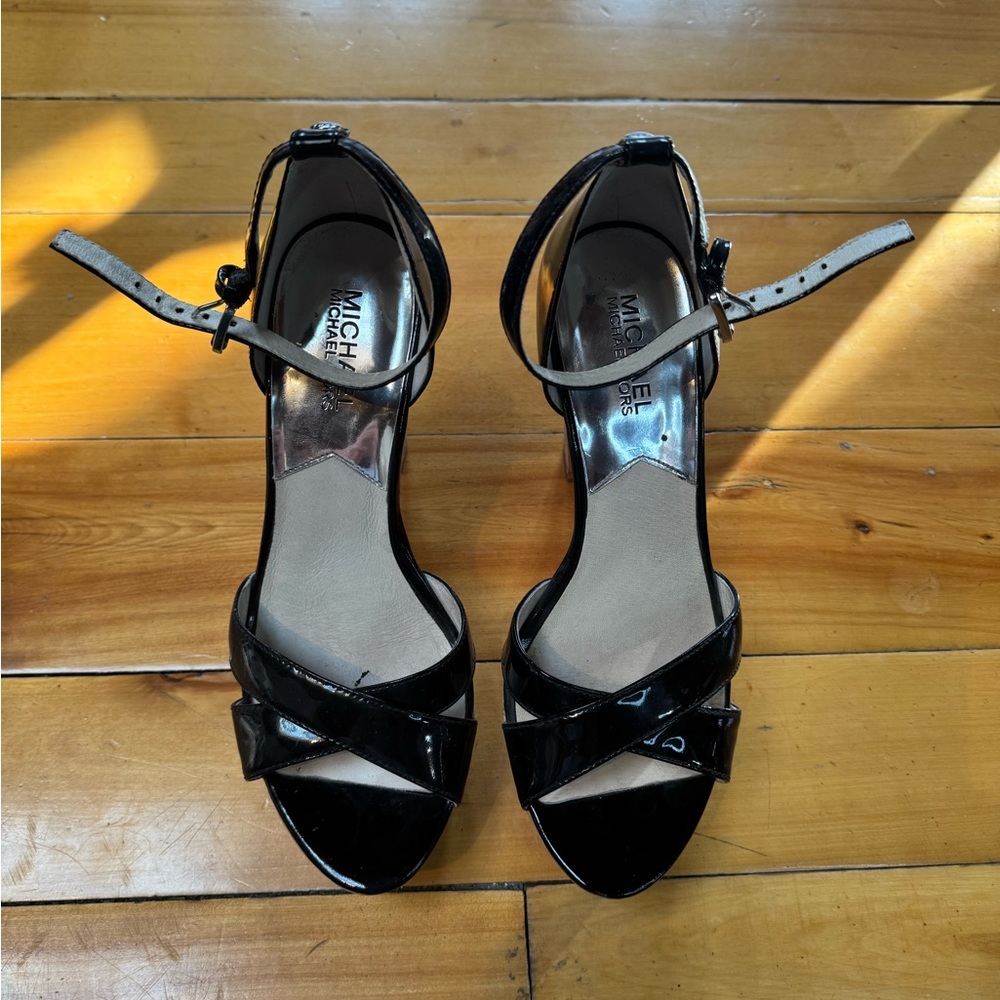 Michael Kors Black Patent Leather heels